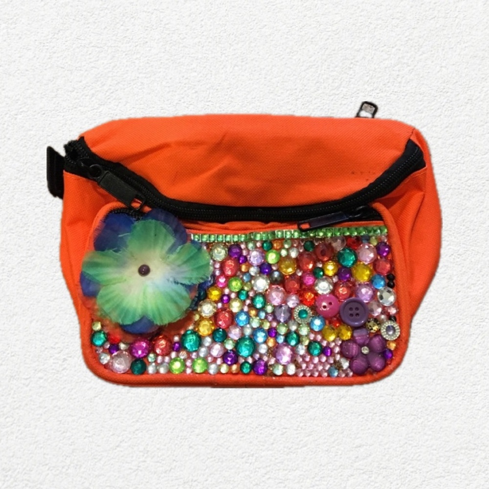 Orange fanny pack